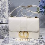 30 Montaigne Calfskin Bag Off-White