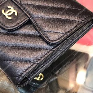 Chanel Classic Small Flap Wallet Black - Image 6