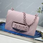 Mini J’Adior Pink Ultra Matte Flap Bag