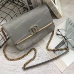 Chanel Classic Flap Bag Grey