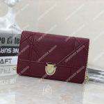 Diorama Calfskin Clutch Red