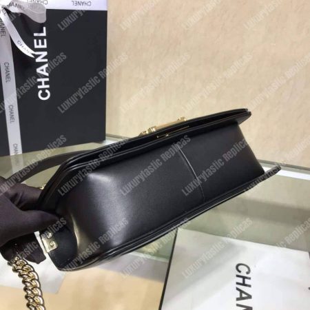 Chanel Medium Boy Handbag Black - Image 6