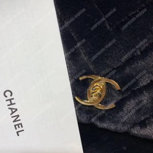 Chanel Flap Bag With Top Handle Black - Image 8