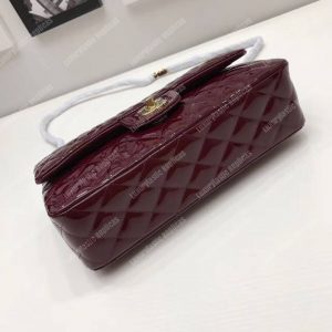 Chanel Classic Medium Flap Bag Burgundy - Image 5