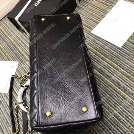Chanel Large Shopping Bag Black (30cm) - Image 6