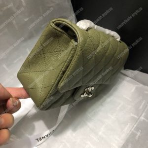 Chanel Mini Flap Bag Green - Image 5