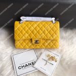 Chanel Medium Classic Handbag Yellow