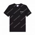 Burberry Location Print Cotton Oversized Black T-Shirt