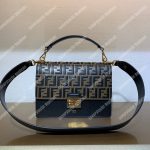 Fendi Kan U Black Leather Bag