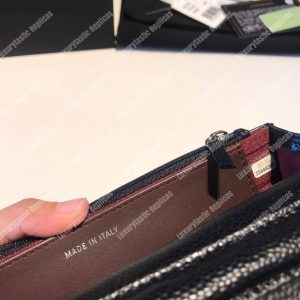 Chanel Wallet On Chain – WOC Classic Caviar Silver-Toned Metal Black - Image 8