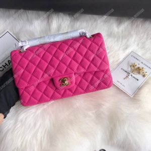 Chanel Medium Classic Handbag Pink - Image 8