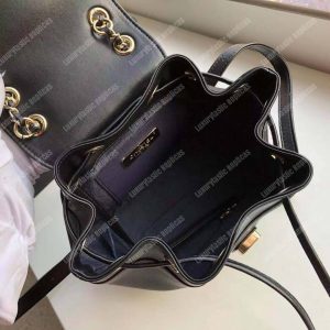 Chanel Lambskin Gold-Tone Metal Backpack Black - Image 3