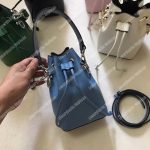 Fendi Mon Tresor Blue Leather Mini Bag