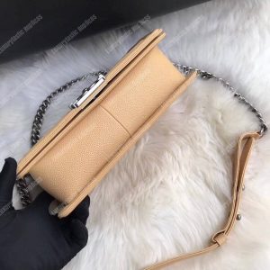 Chanel Boy Medium Handbag Beige - Image 6