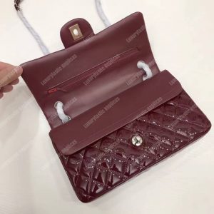 Chanel Classic Medium Flap Bag Burgundy - Image 4