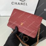 Chanel Wallet On Chain Burgundy