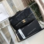 Chanel Lambskin Flap Bag Black