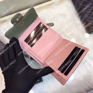 Chanel Classic Small Flap Wallet Green - Image 4