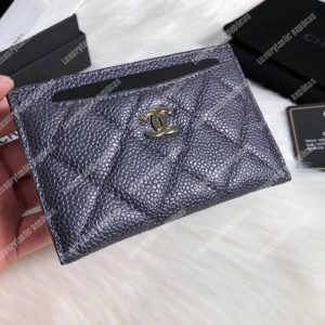 Chanel Classic Card Holder Purple - Image 6