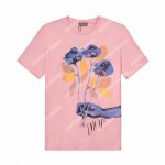 Dior Alex Foxton Rose Logo Pink Cotton T-Shirt