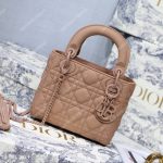 Mini Lady Dior Bag Ultra-Matte Blush Powder-Colored