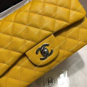 Chanel Mini Flap Bag Yellow - Image 6