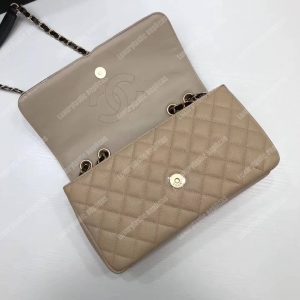 Chanel Flap Bag Beige - Image 4