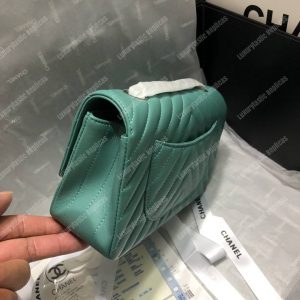 Chanel Mini Flap Bag Light Blue - Image 5