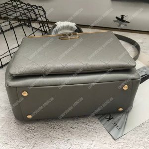 Chanel Large Shopping Bag Grey - Image 6