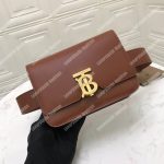 Burberry Belted Leather TB Bag Brown