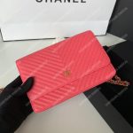 Chanel Wallet On Chain Pink