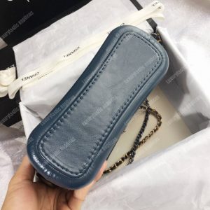 Chanel’s Gabrielle Small Hobo Bag Blue - Image 6