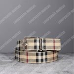 Burberry Reversible Vintage Check Leather Belt