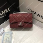 Chanel Mini Flap Bag Maroon
