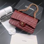 Chanel Classic Medium Handbag Burgundy