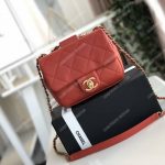 Chanel Small Flap Bag Lambskin Red