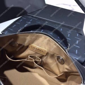 Chanel Large Drawstring Bag Black - Image 5