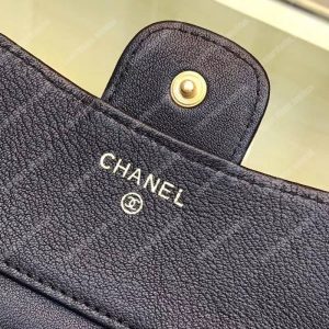 Chanel Classic Small Flap Wallet Black - Image 4
