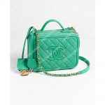 Chanel Medium Vanity Case Green