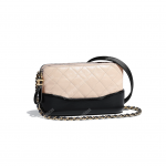 Chanel Clutch With Chain Beige And Black