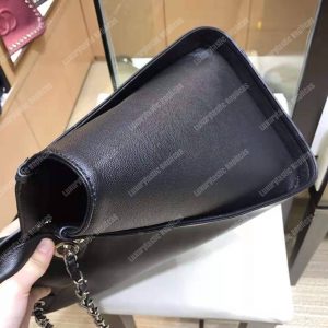 Chanel Studded Calfskin Small Deauville Tote Bag Silver-Tone - Image 4