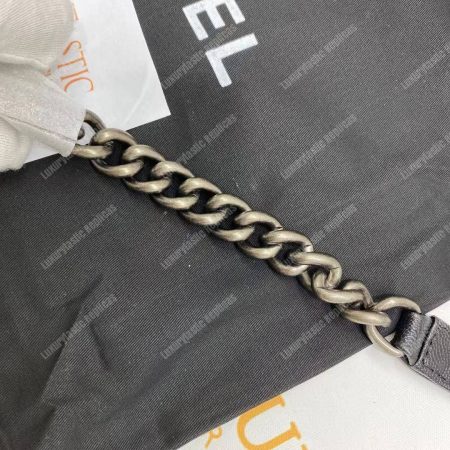 Chanel Boy Medium Handbag Black - Image 13