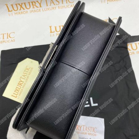 Chanel Boy Medium Handbag Black - Image 19