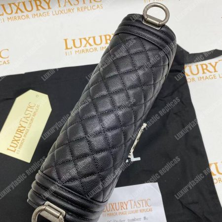 Chanel Boy Medium Handbag Black - Image 20