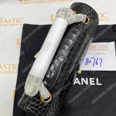 Chanel Classic Medium Handbag Black - Image 14