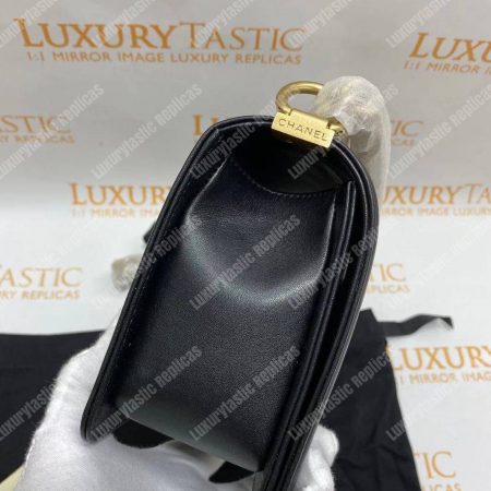 Chanel Medium Boy Flap Bag Black - Image 15