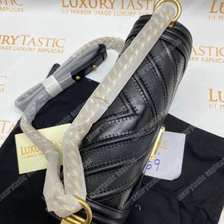 Chanel Medium Boy Flap Bag Black - Image 17