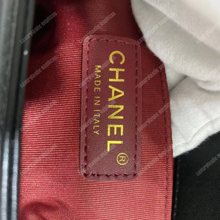 Chanel Medium Boy Flap Bag Black - Image 19