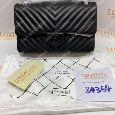 Chanel Classic Medium Handbag Black - Image 9