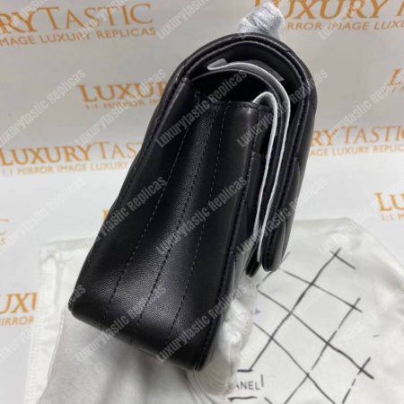 Chanel Classic Medium Handbag Black - Image 12